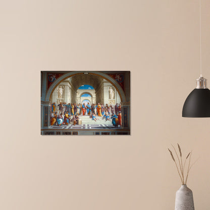 Conclave of Enlightenment - Homage to The School of Athens - Classic Art-print-on-aluminum