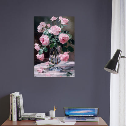 Ephemeral Blooms in Repose - Floral Art-print-on-foam-board