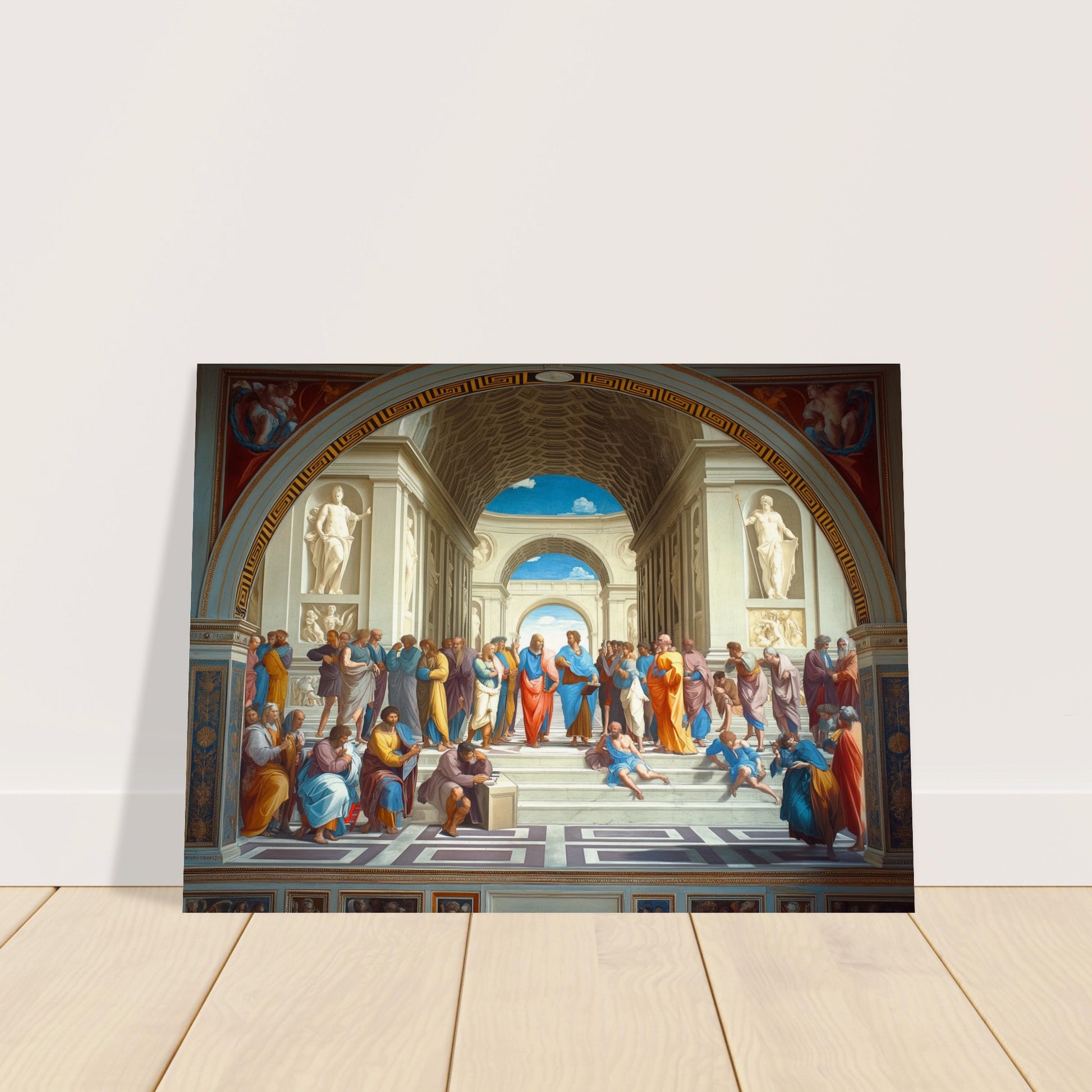 Conclave of Enlightenment - Homage to The School of Athens - Classic Art-poster