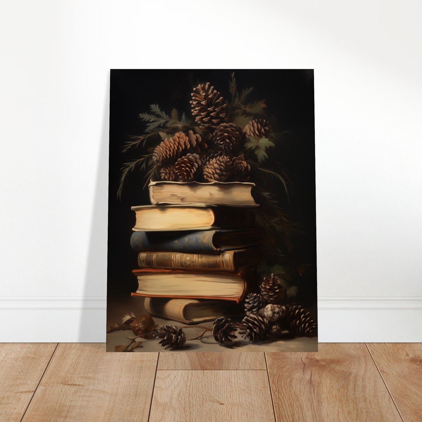 Whispers of the Woodland Library - Still Life Art Pieces-poster