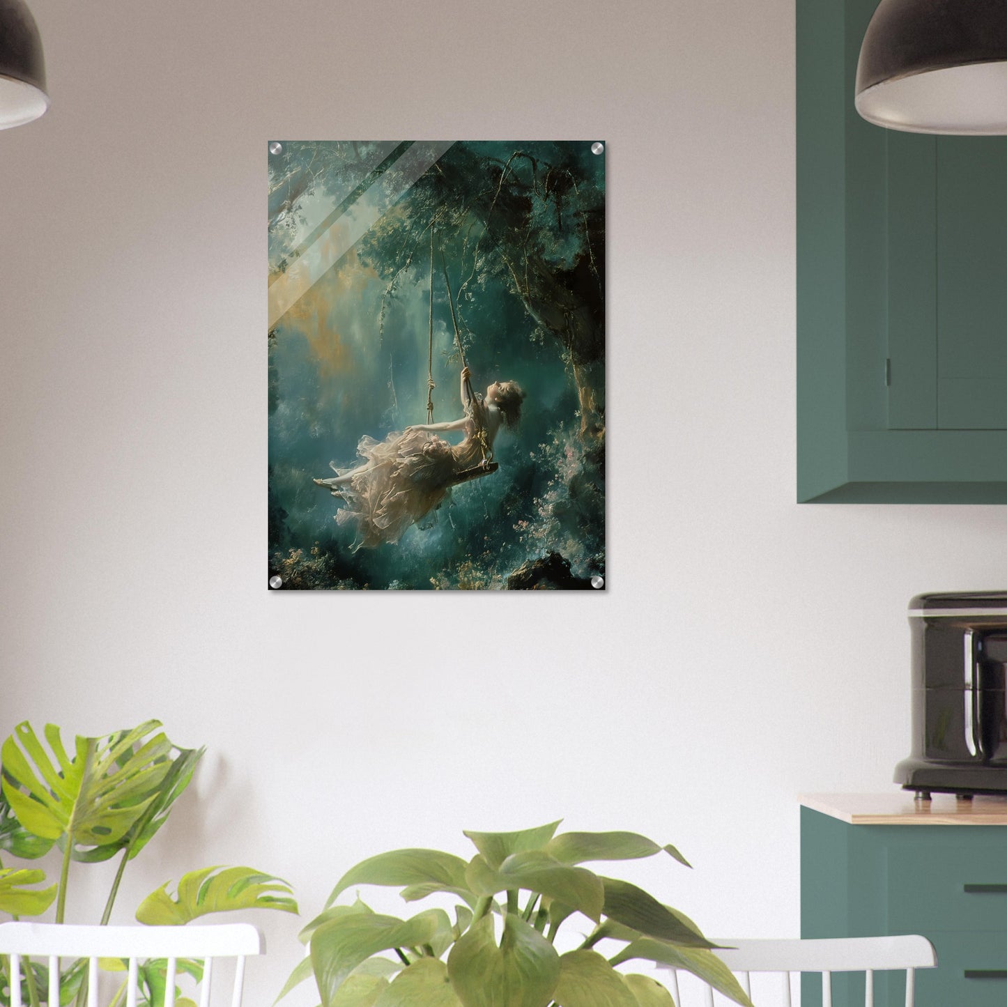 Ethereal Swing - Whispers of Dreams - Classic Art-print-on-acrylic