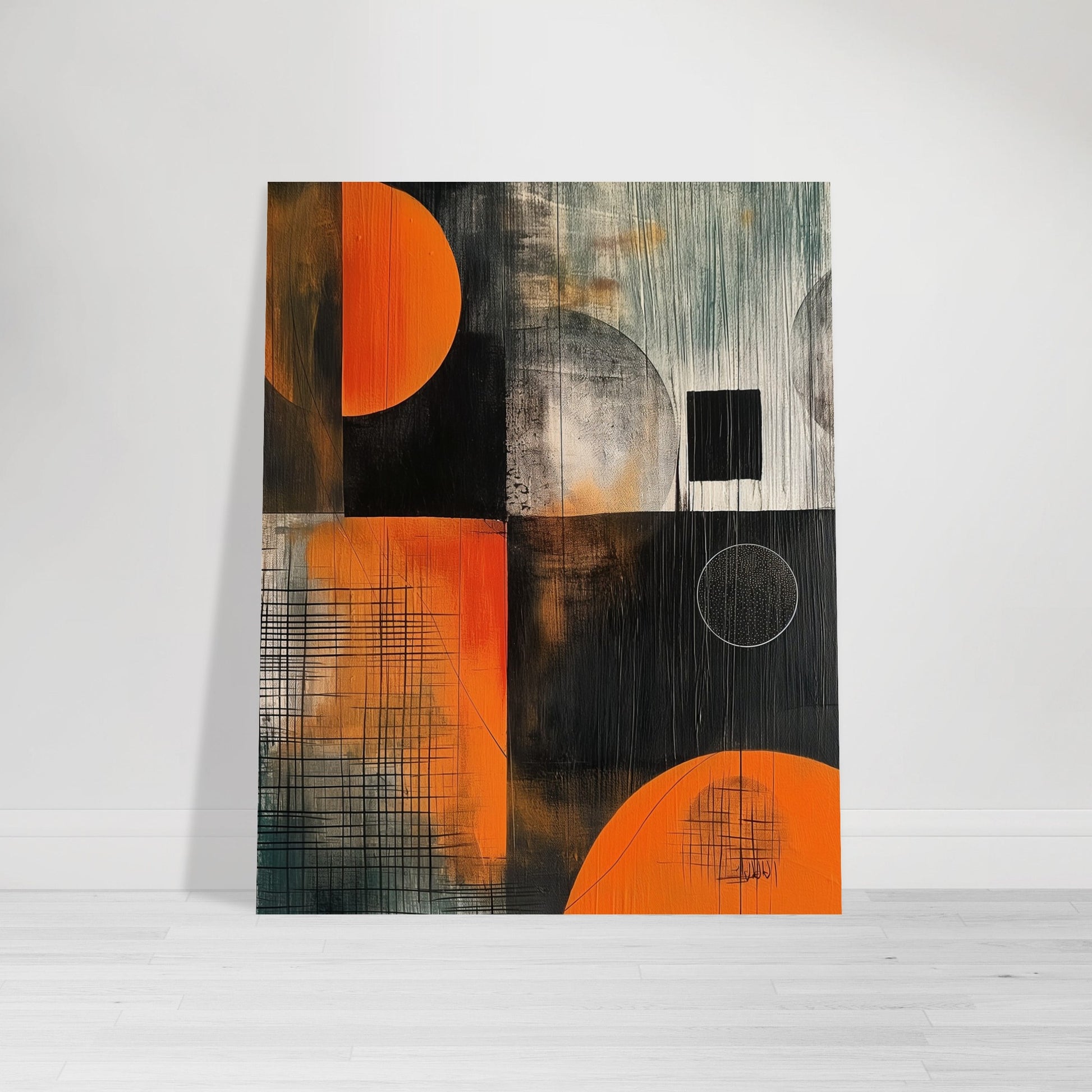 Harmony in Asymmetry - Abstract wall art-poster