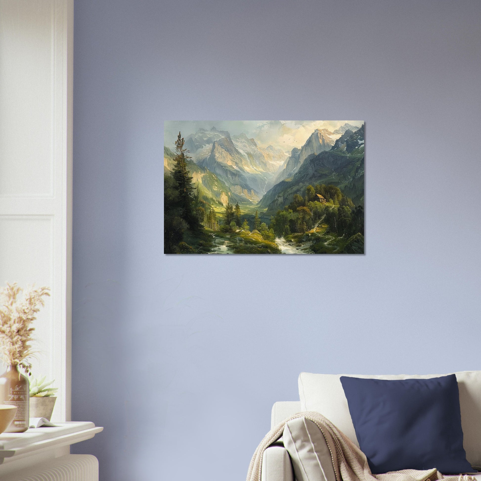 Alpine Serenity - A Portrait of the Tztal Valley - Nature Art-poster