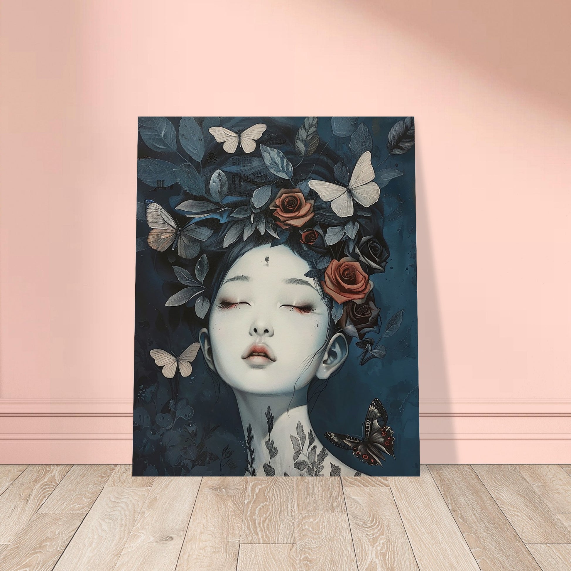 Whispers of Flora - Abstract Wall Art-poster