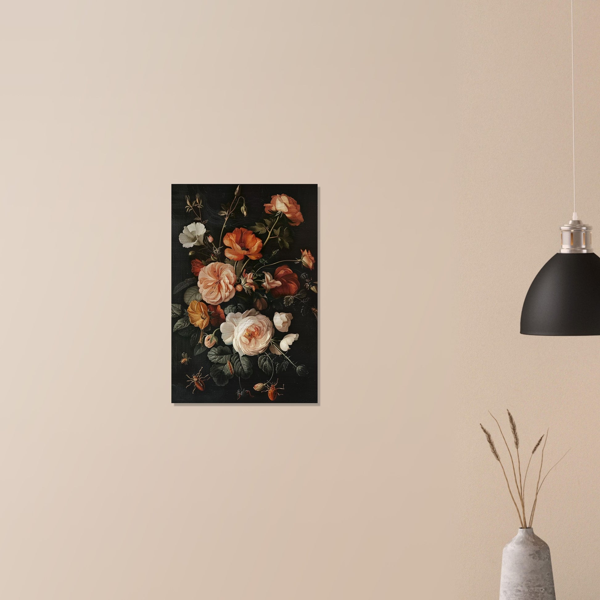 Vivacious Bloom - An Ode to Nature's Palette - Still Life Art pieces-print-on-aluminum