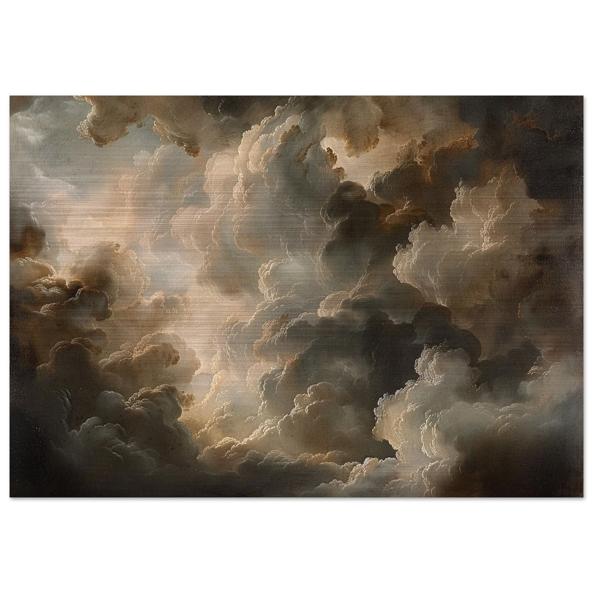 Majesty Above - The Theatrical Cloudscape Canvas - Nature Art-print-on-aluminum