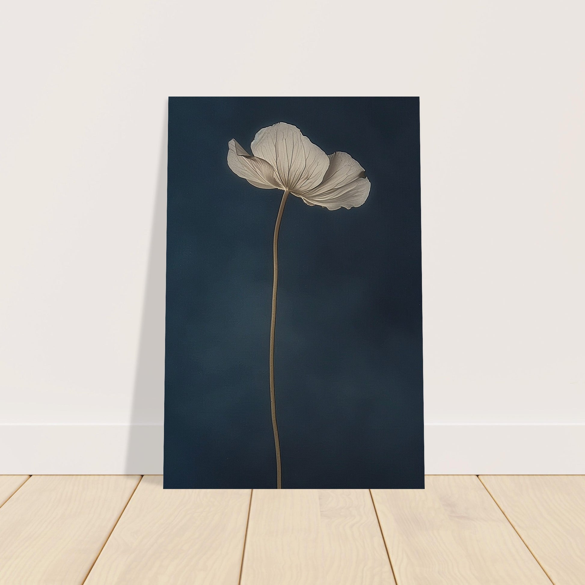 Nocturnal Grace - Floral Art-poster