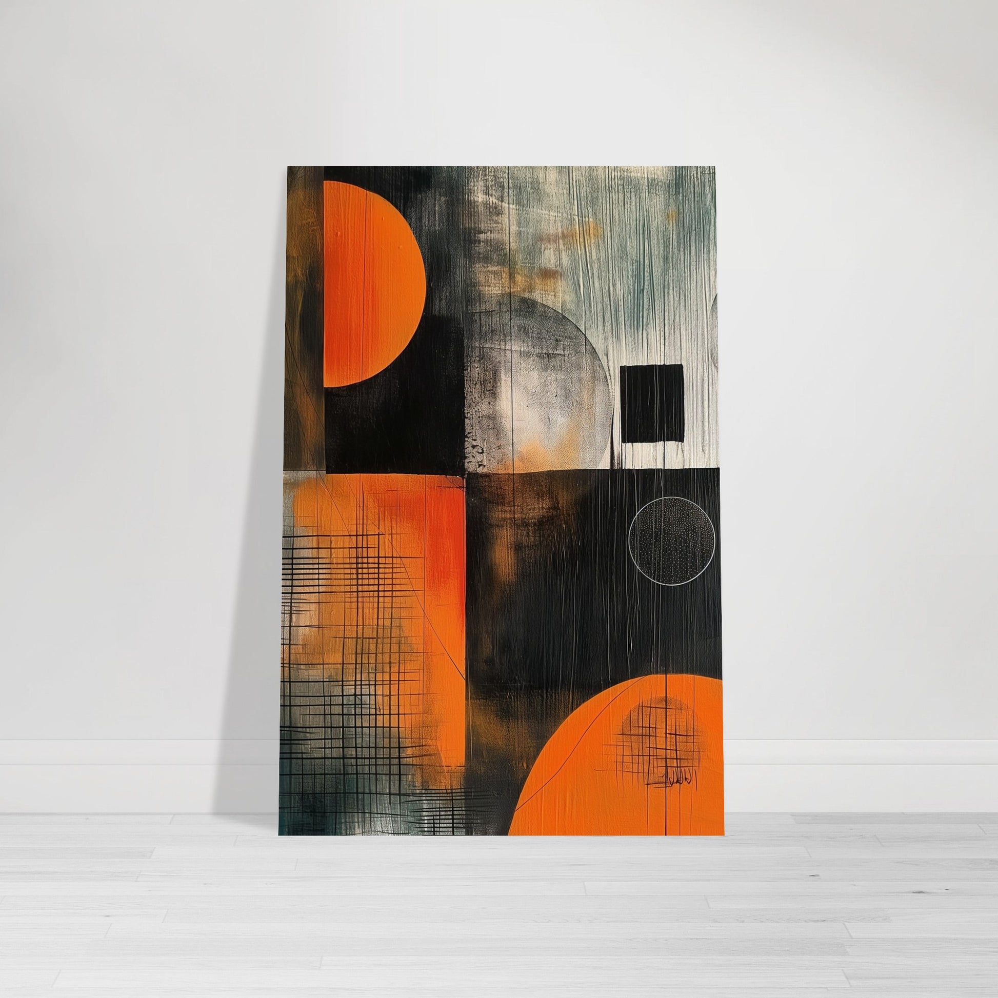 Harmony in Asymmetry - Abstract wall art-poster