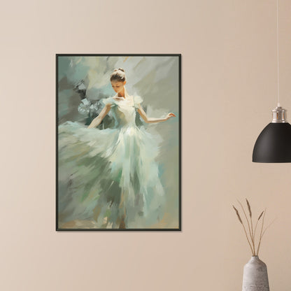 Emerald Elegance - Fine arts-print-in-aluminum-frame