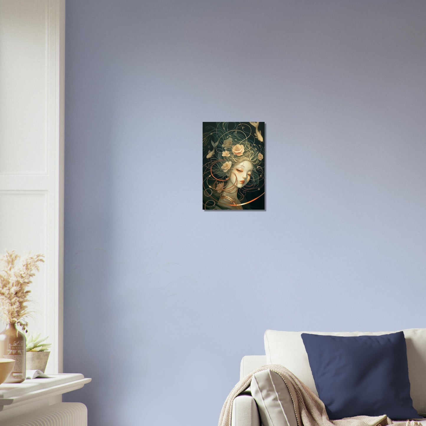 Aquatic Reverie - Abstract Wall Art-poster