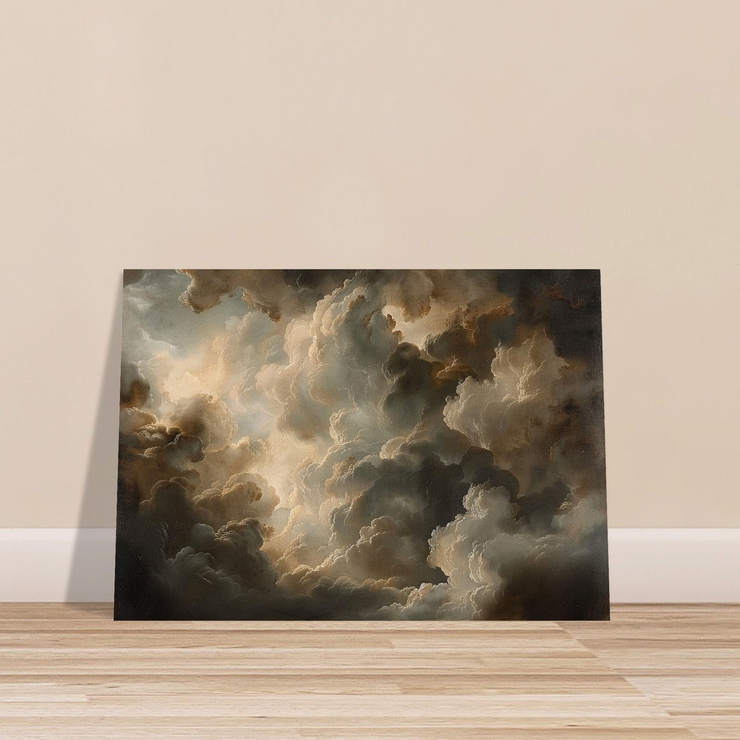 Majesty Above - The Theatrical Cloudscape Canvas - Nature Art-poster