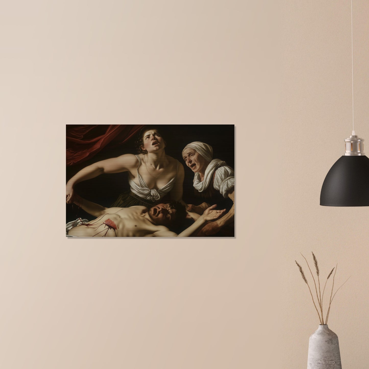 Echoes of the Heart - A Baroque Testament - Classic Art-print-on-aluminum