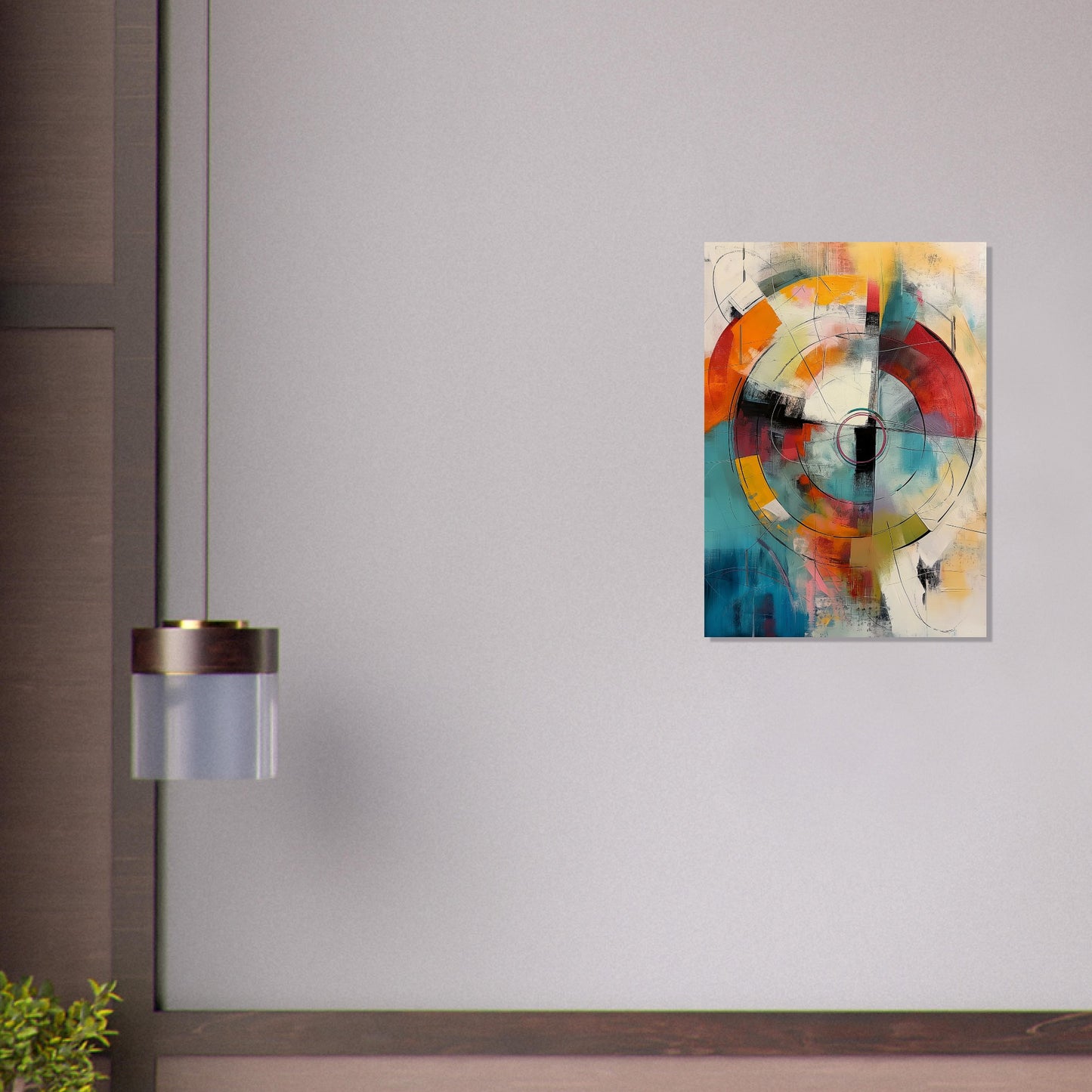 Chromatic Pulse - Modern Abstract Art-poster