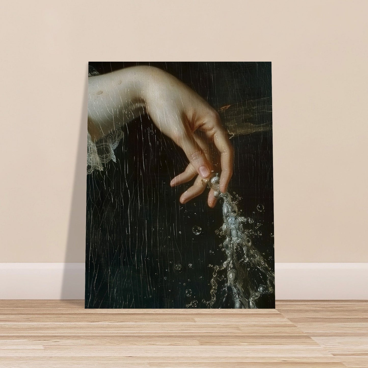 Ephemeral Touch - The Poetry of Water and Light - Fine Arts-poster