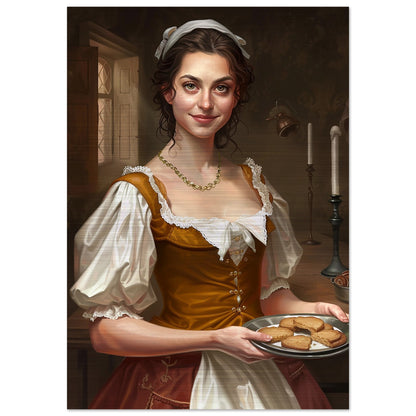 The Warmth of Hospitality - Classic Art-print-on-aluminum