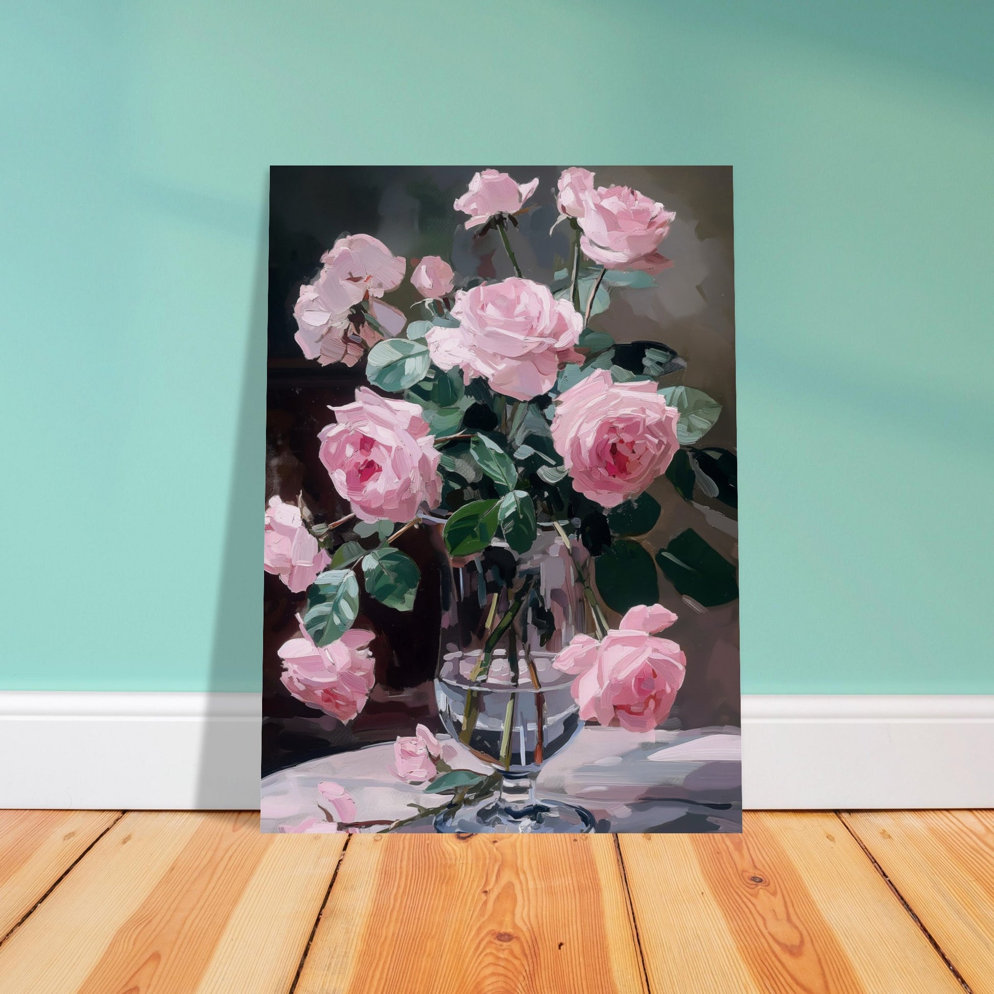 Ephemeral Blooms in Repose - Floral Art-poster