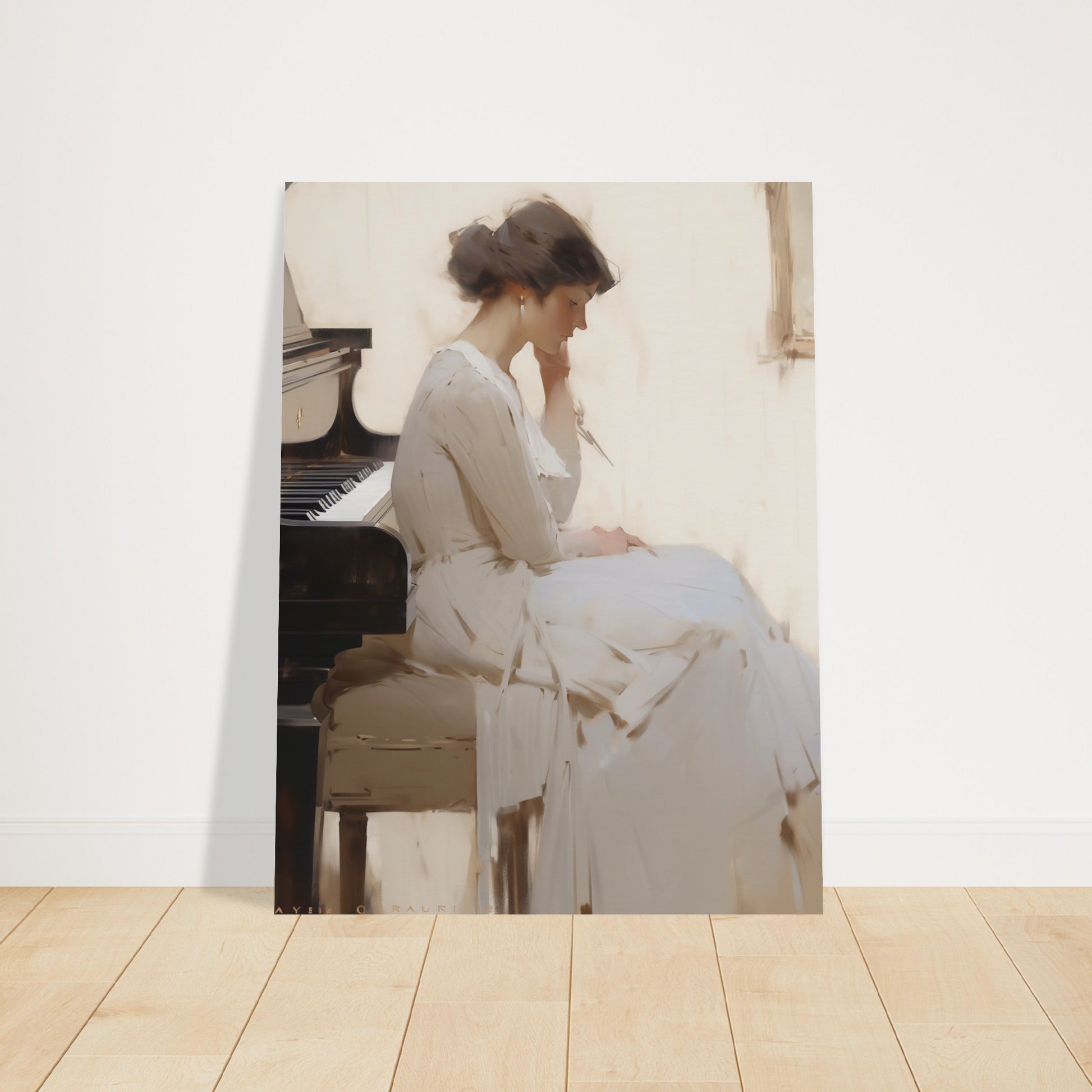 Sonatas Silent Muse A Pensive Melody - Classic Art-poster