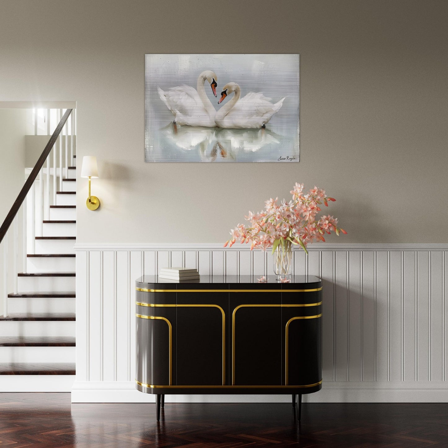 Symphony in White - Classic Art-print-on-aluminum