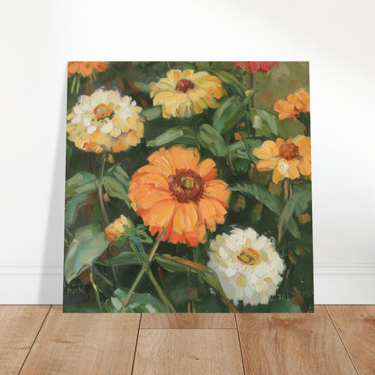 Summer's Vivid Canvas - Nature Art-poster