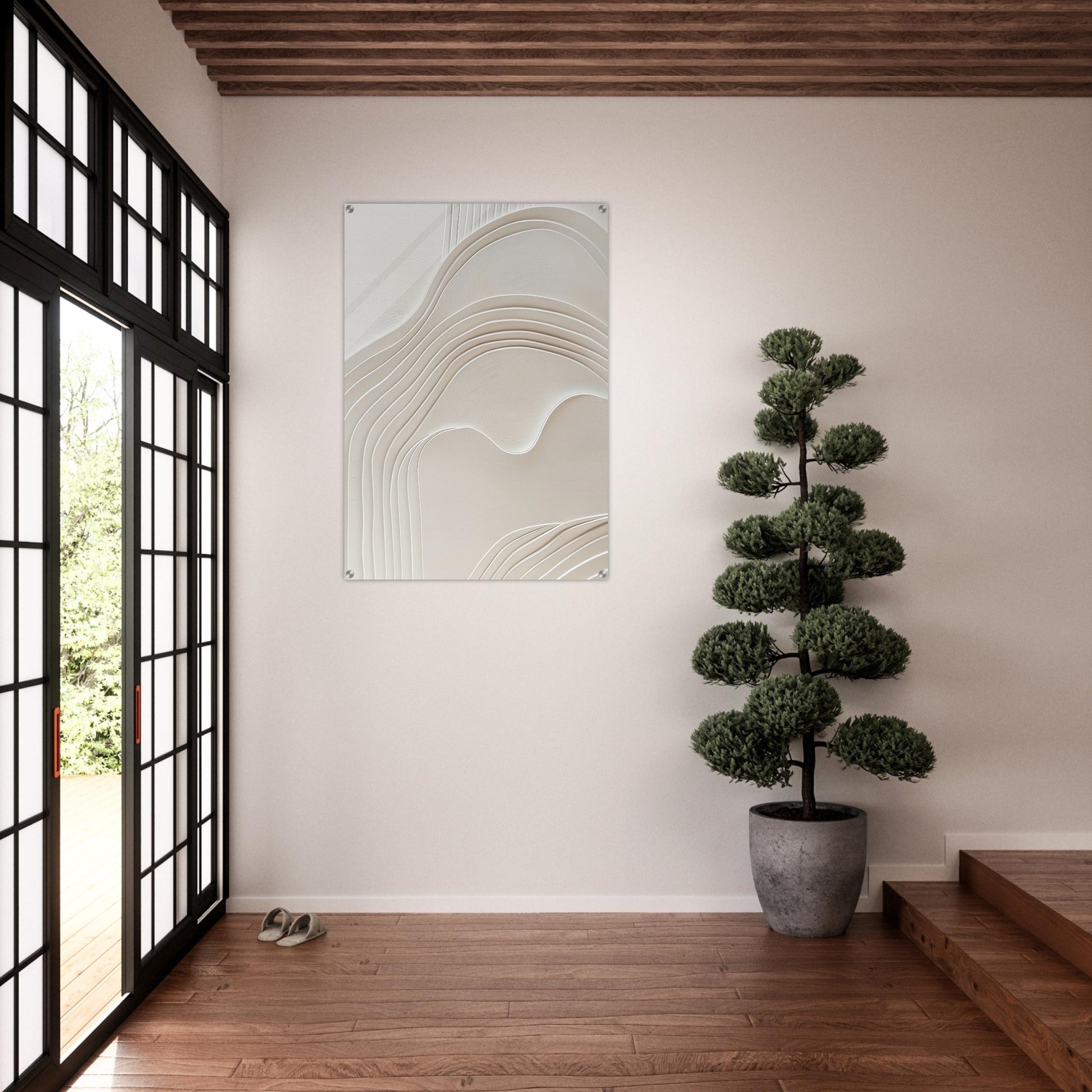 Elegant Abstraction - Abstract wall art-print-on-acrylic