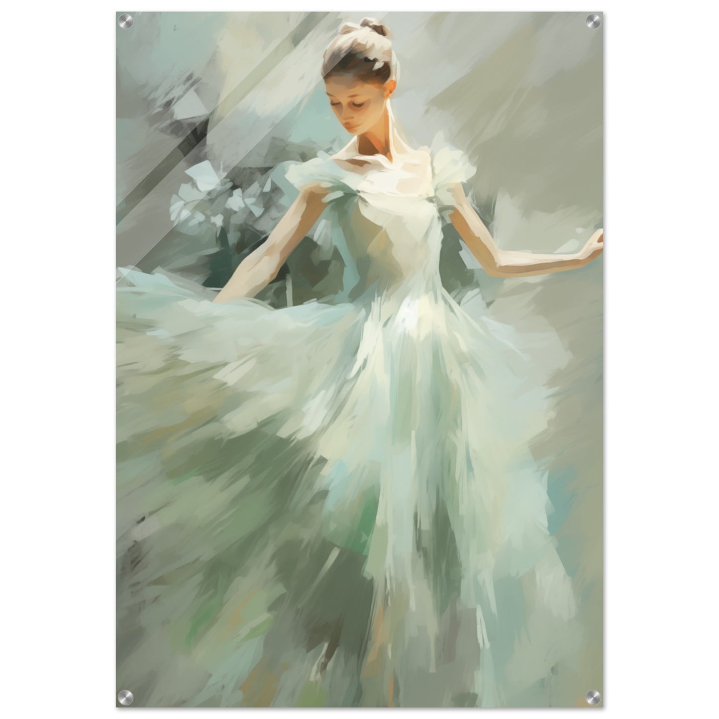 Emerald Elegance - Fine arts-print-on-acrylic