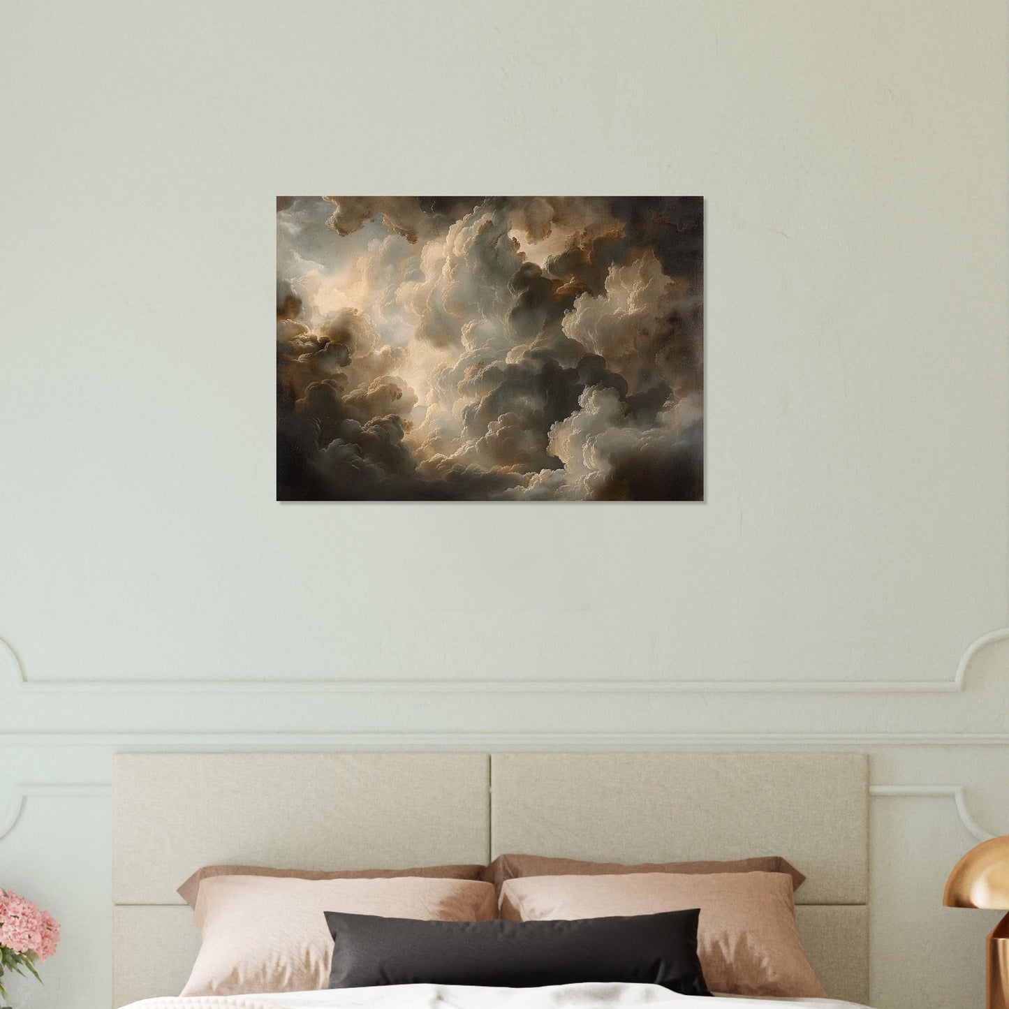 Majesty Above - The Theatrical Cloudscape Canvas - Nature Art-print-on-foam-board