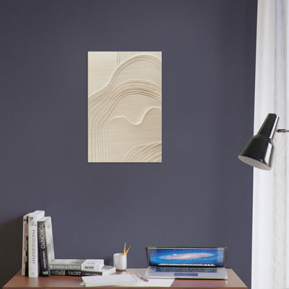 Elegant Abstraction - Abstract wall art-print-on-wood