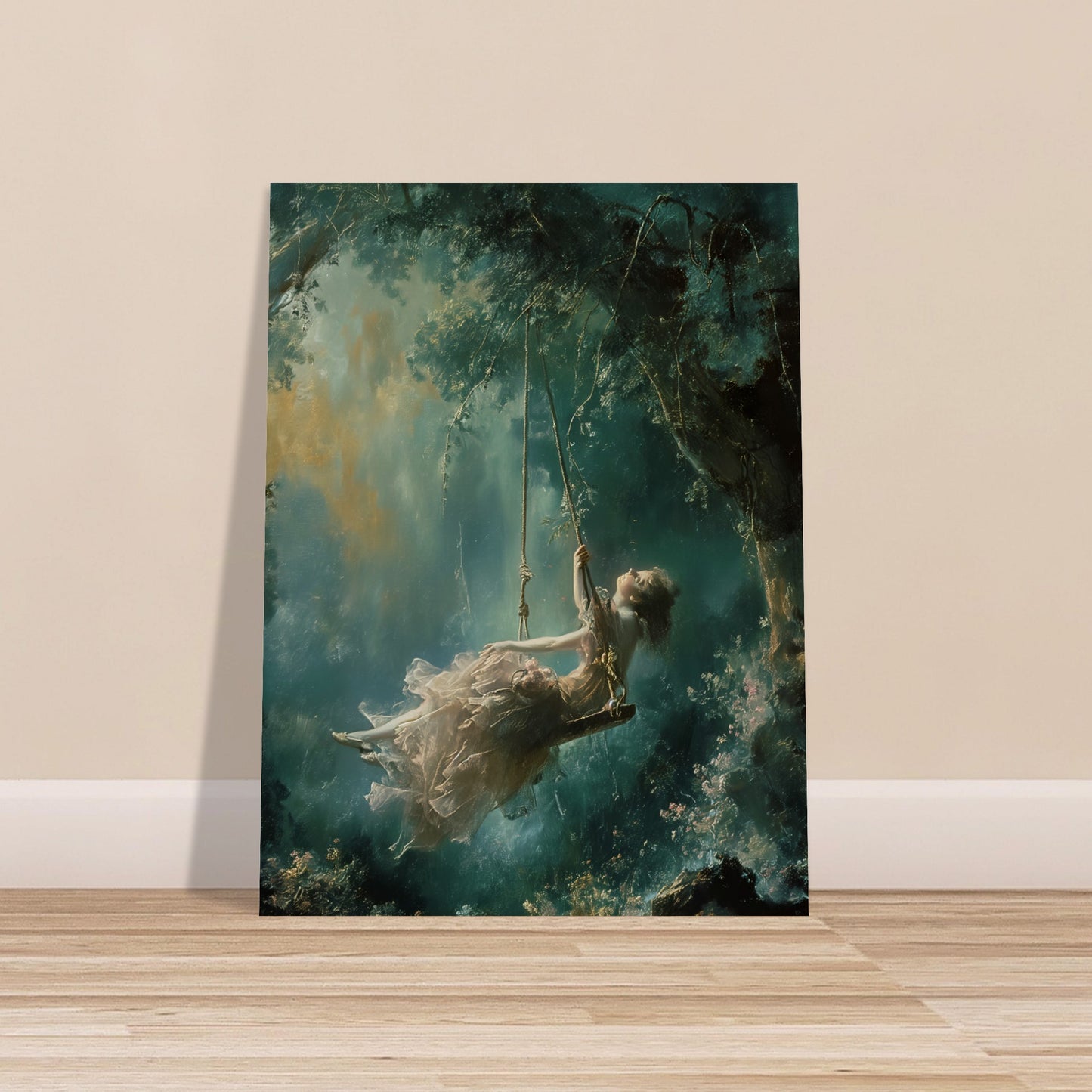 Ethereal Swing - Whispers of Dreams - Classic Art-poster