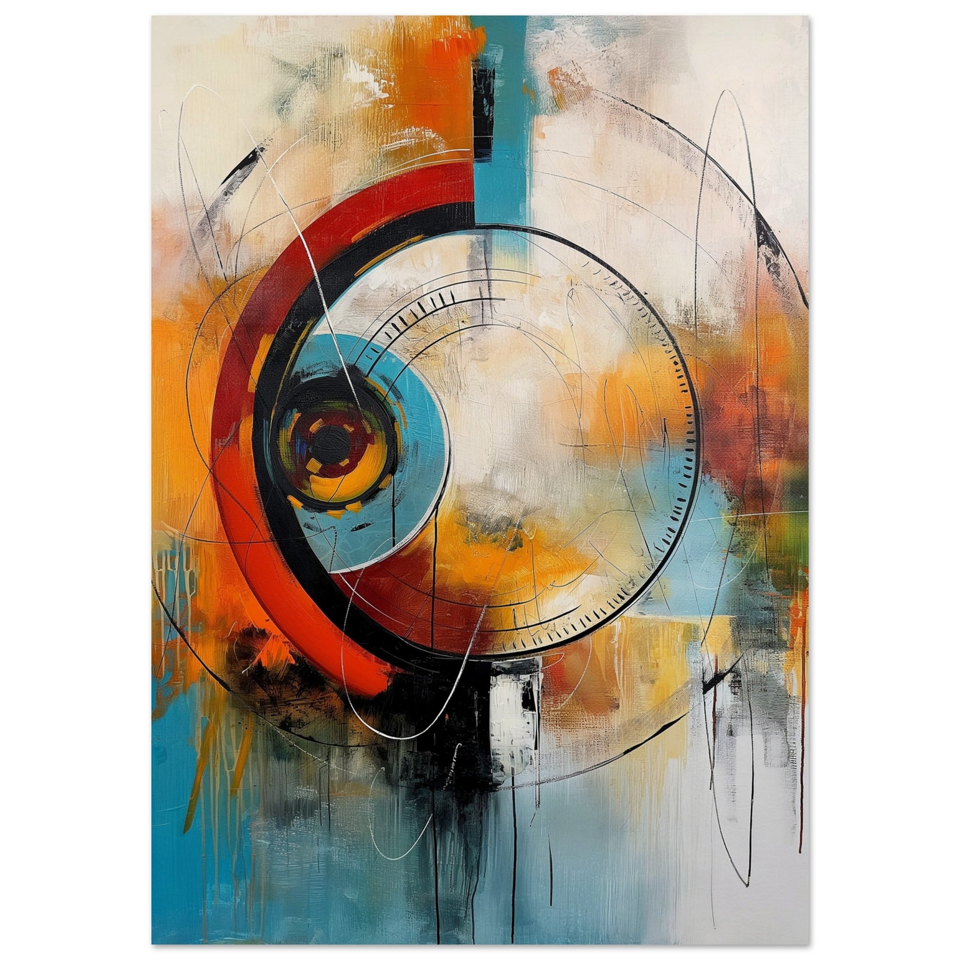 Spectral Synthesis - Abstract wall art-poster