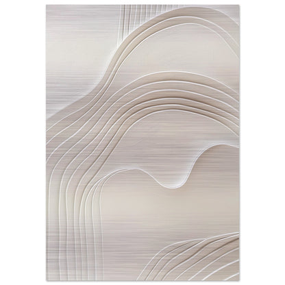 Elegant Abstraction - Abstract wall art-print-on-aluminum