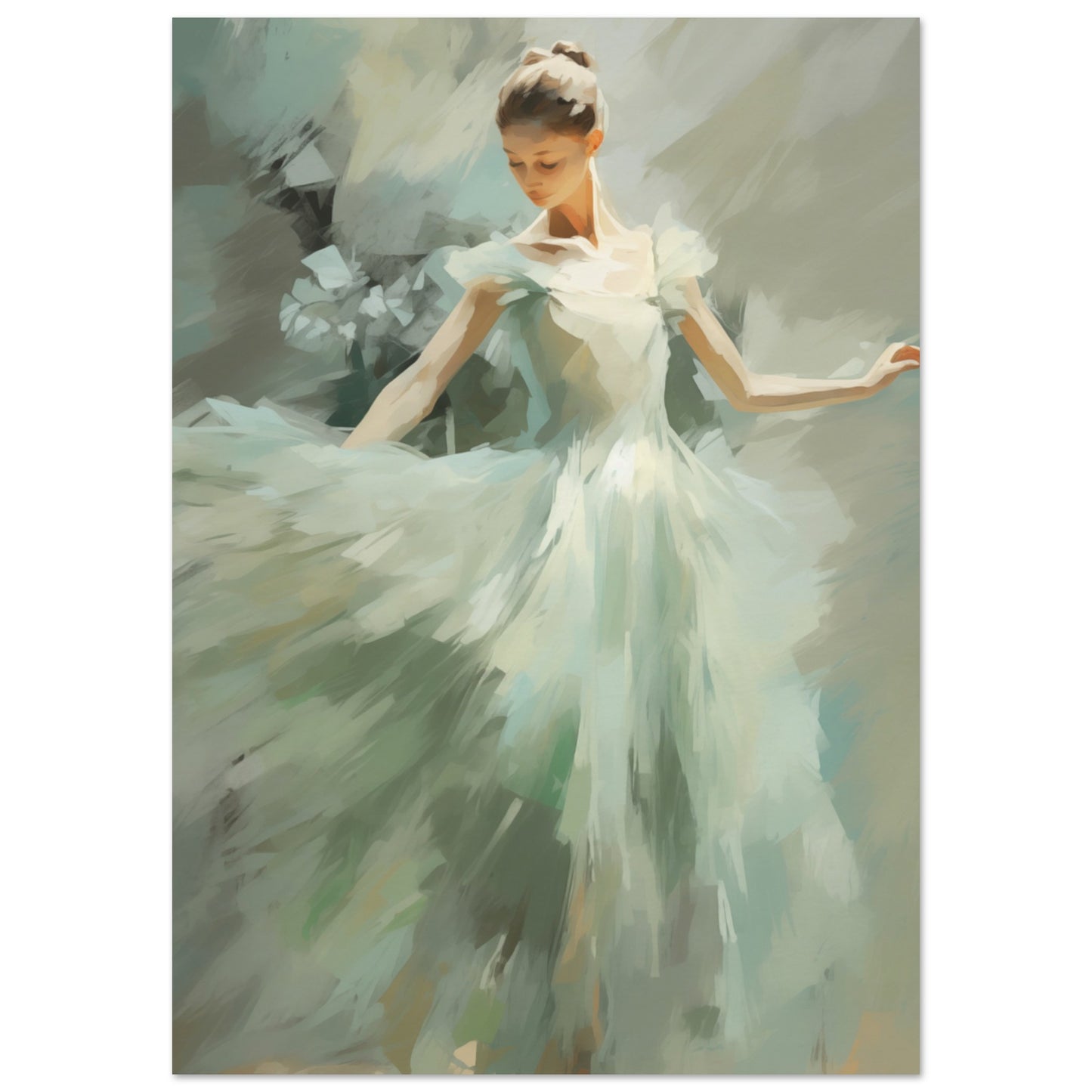 Emerald Elegance - Fine arts-poster