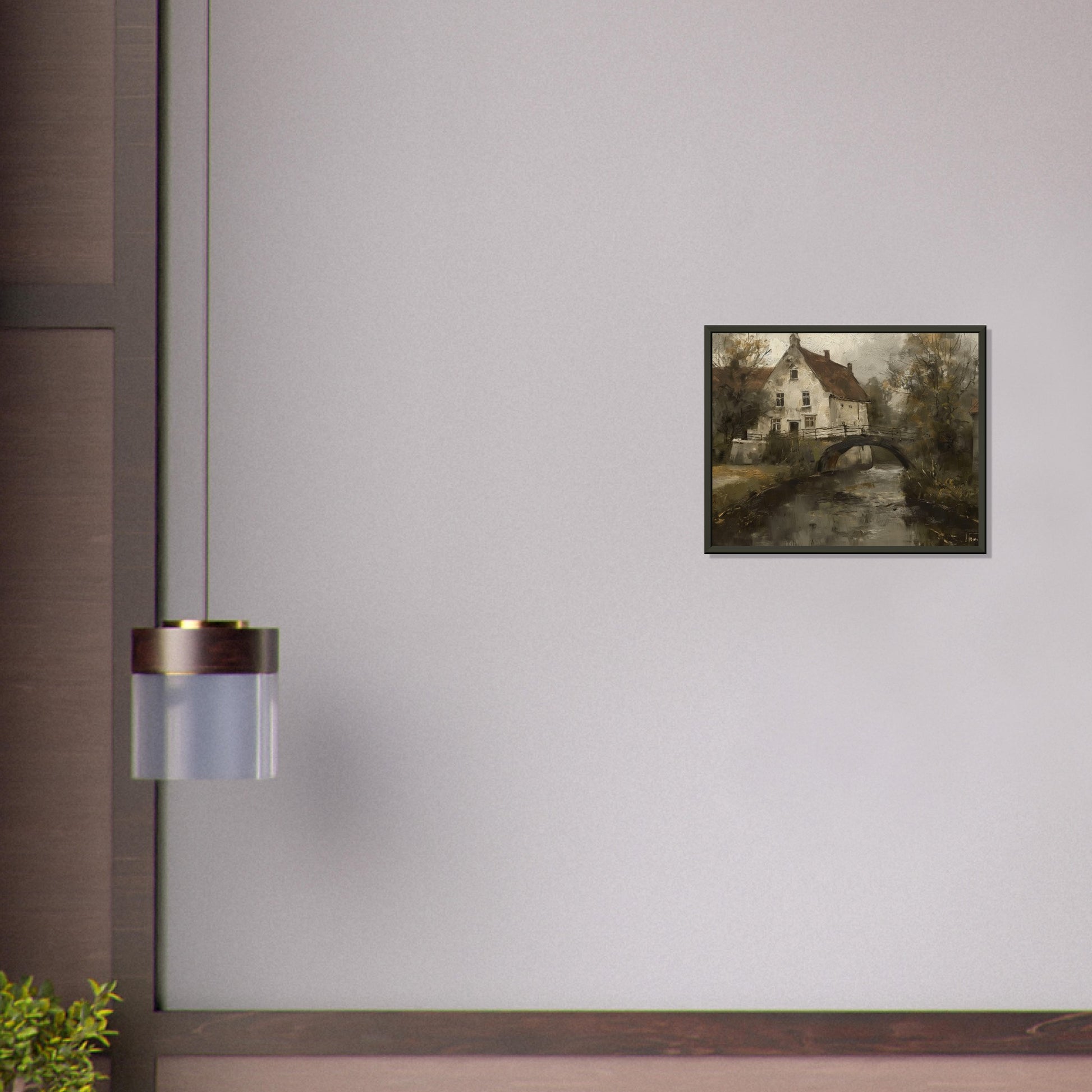 Timeless Reflections - Landscape Art-print-in-aluminum-frame