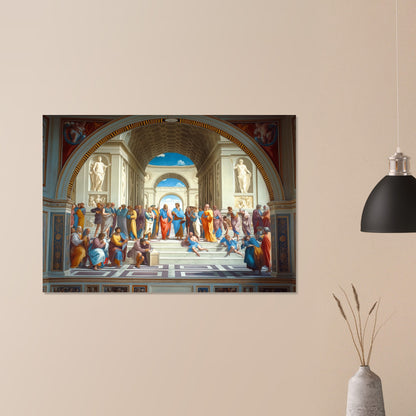 Conclave of Enlightenment - Homage to The School of Athens - Classic Art-print-on-foam-board