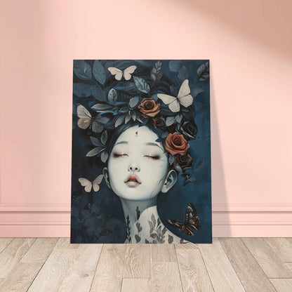 Whispers of Flora - Abstract Wall Art-poster