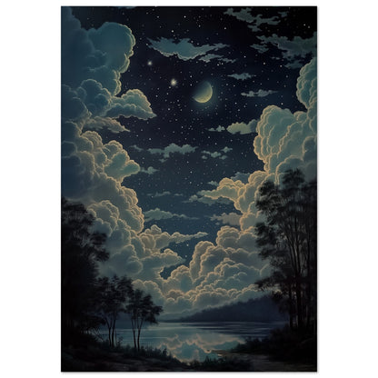 Celestial Symphony - Landscape Art-print-on-foam-board