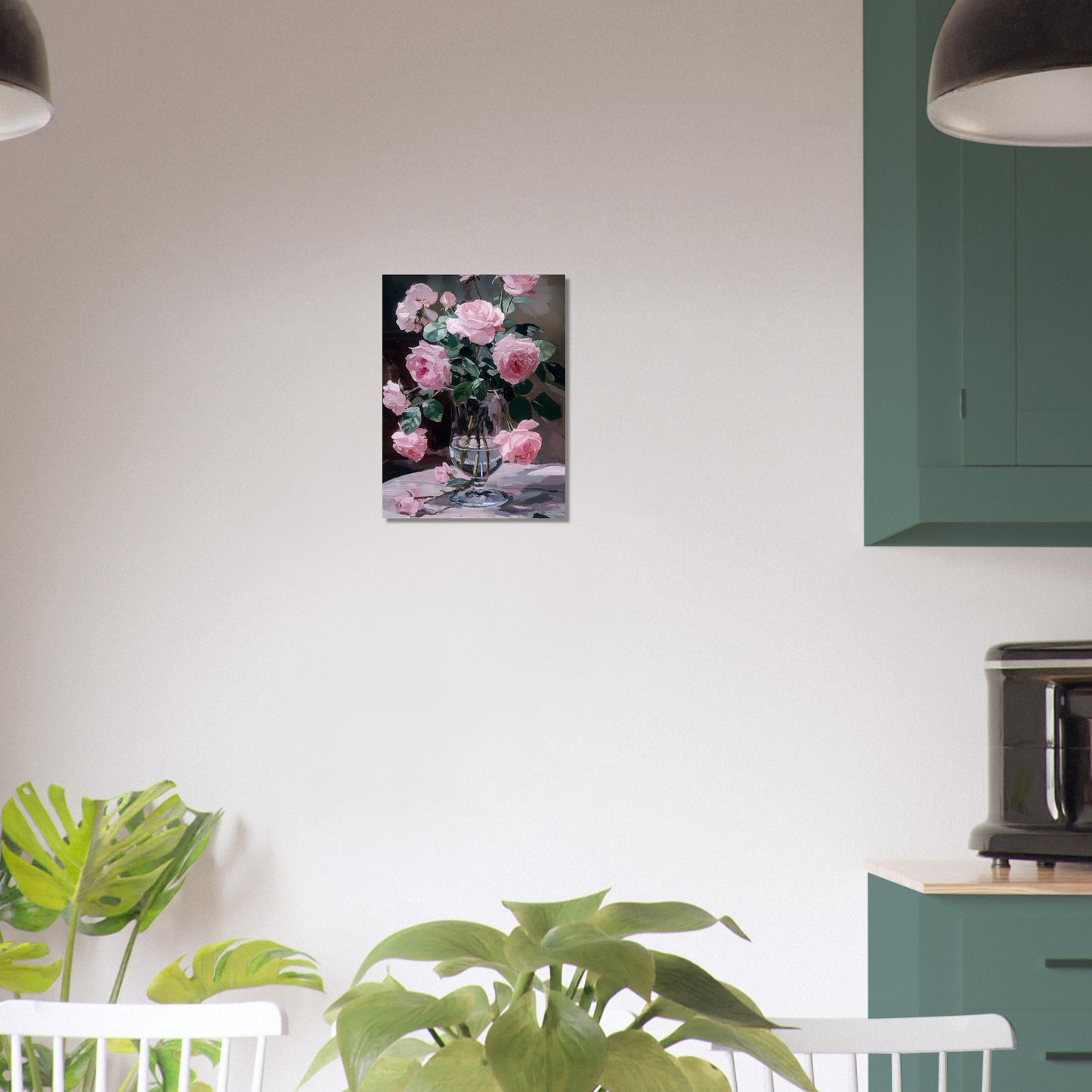 Ephemeral Blooms in Repose - Floral Art-print-on-aluminum