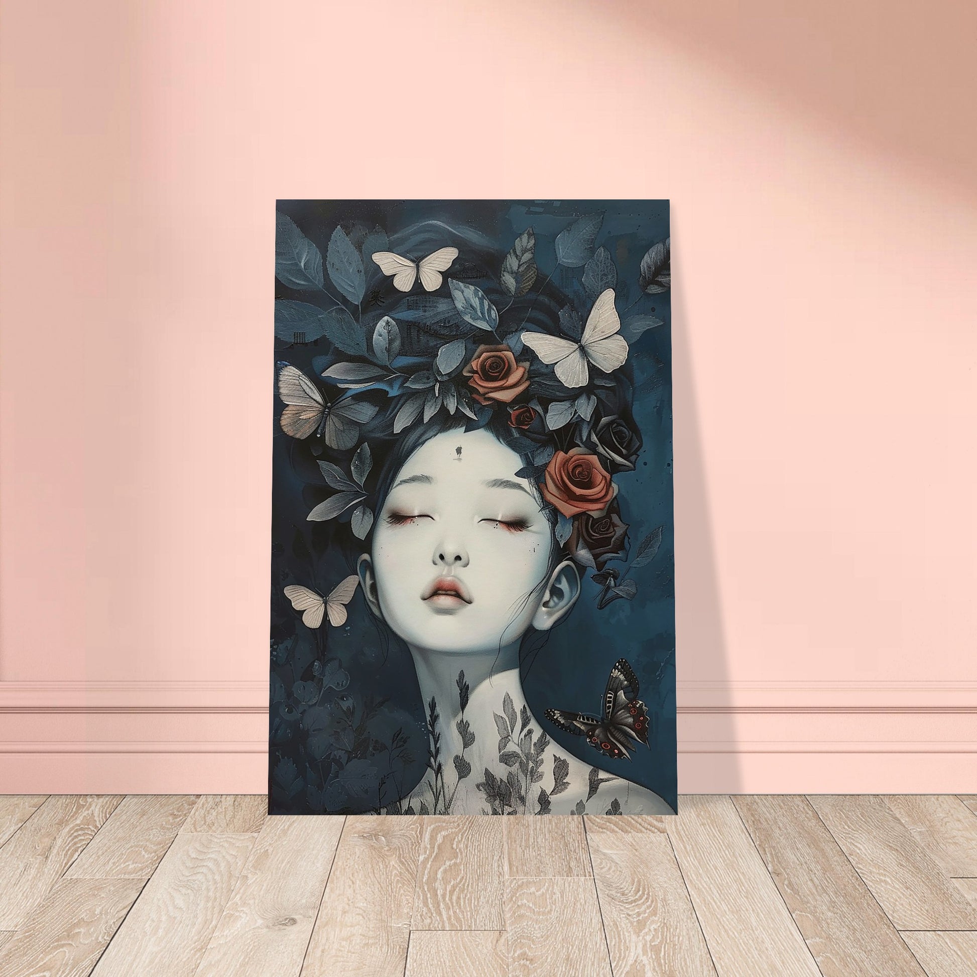 Whispers of Flora - Abstract Wall Art-poster