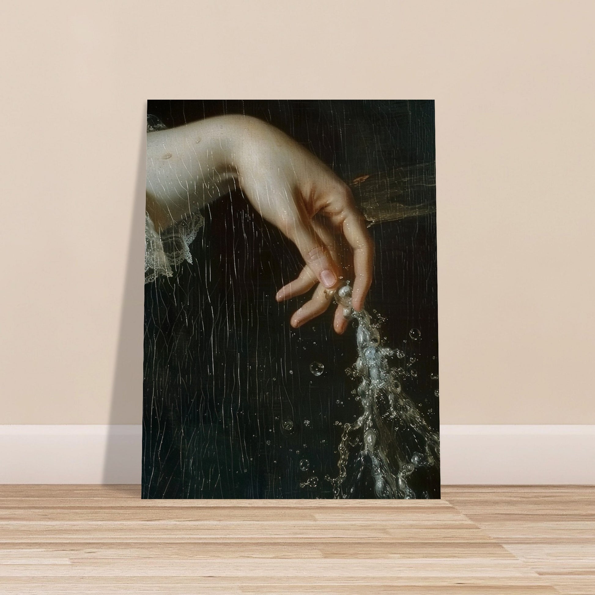 Ephemeral Touch - The Poetry of Water and Light - Fine Arts-poster