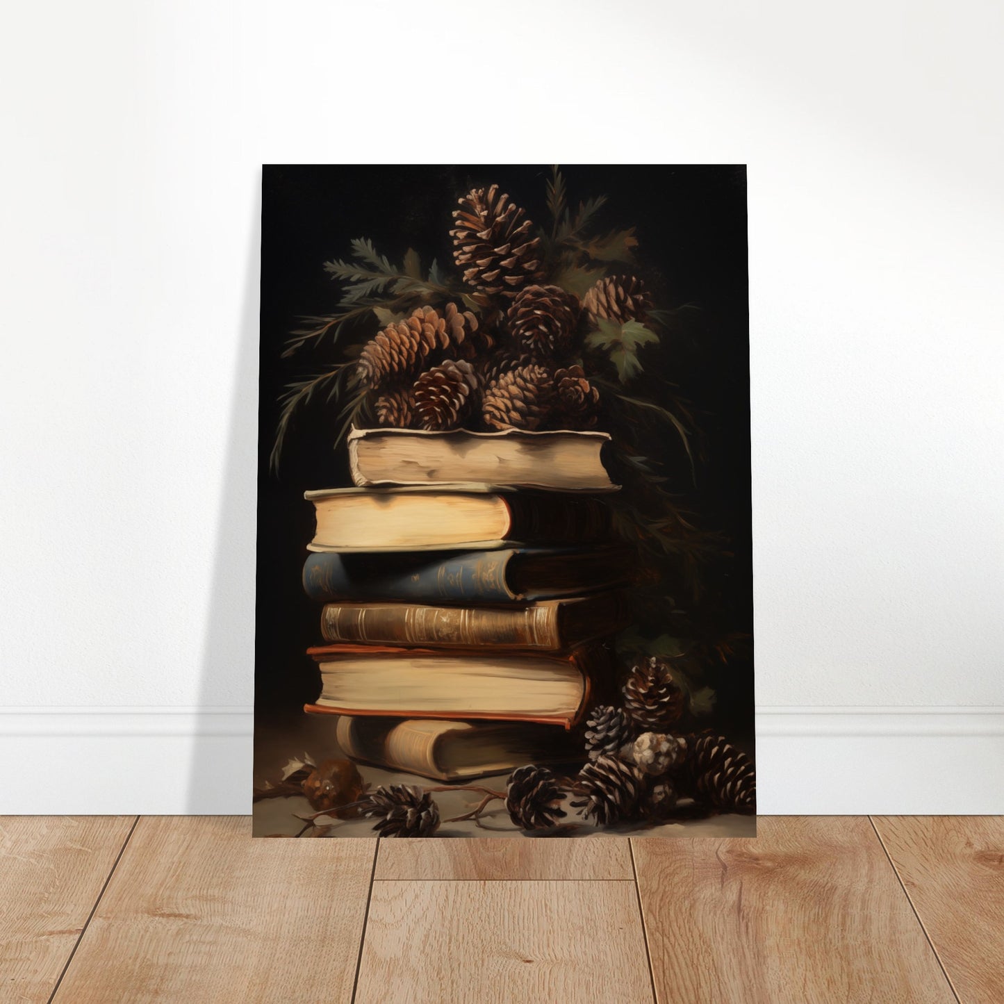 Whispers of the Woodland Library - Still Life Art Pieces-poster