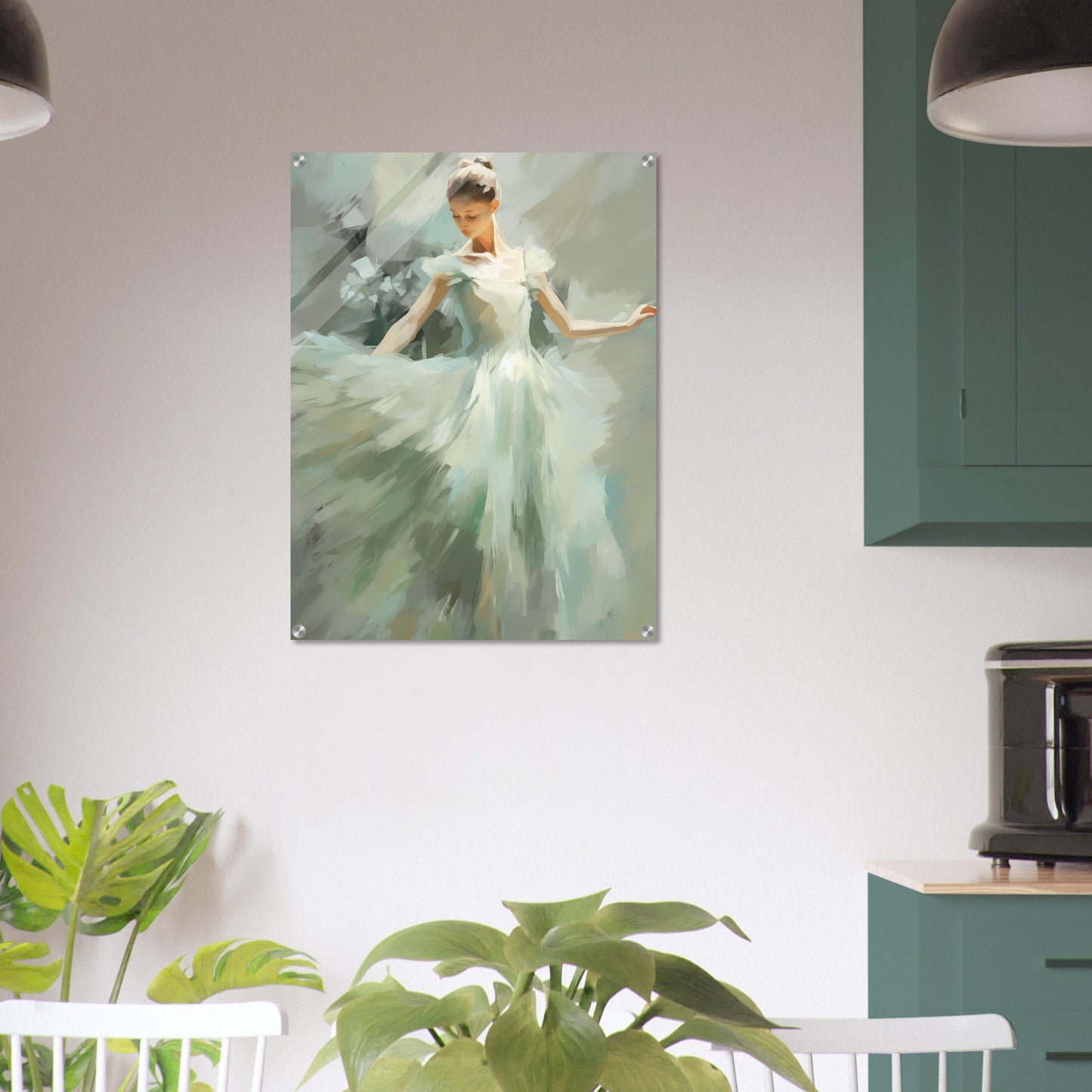 Emerald Elegance - Fine arts-print-on-acrylic