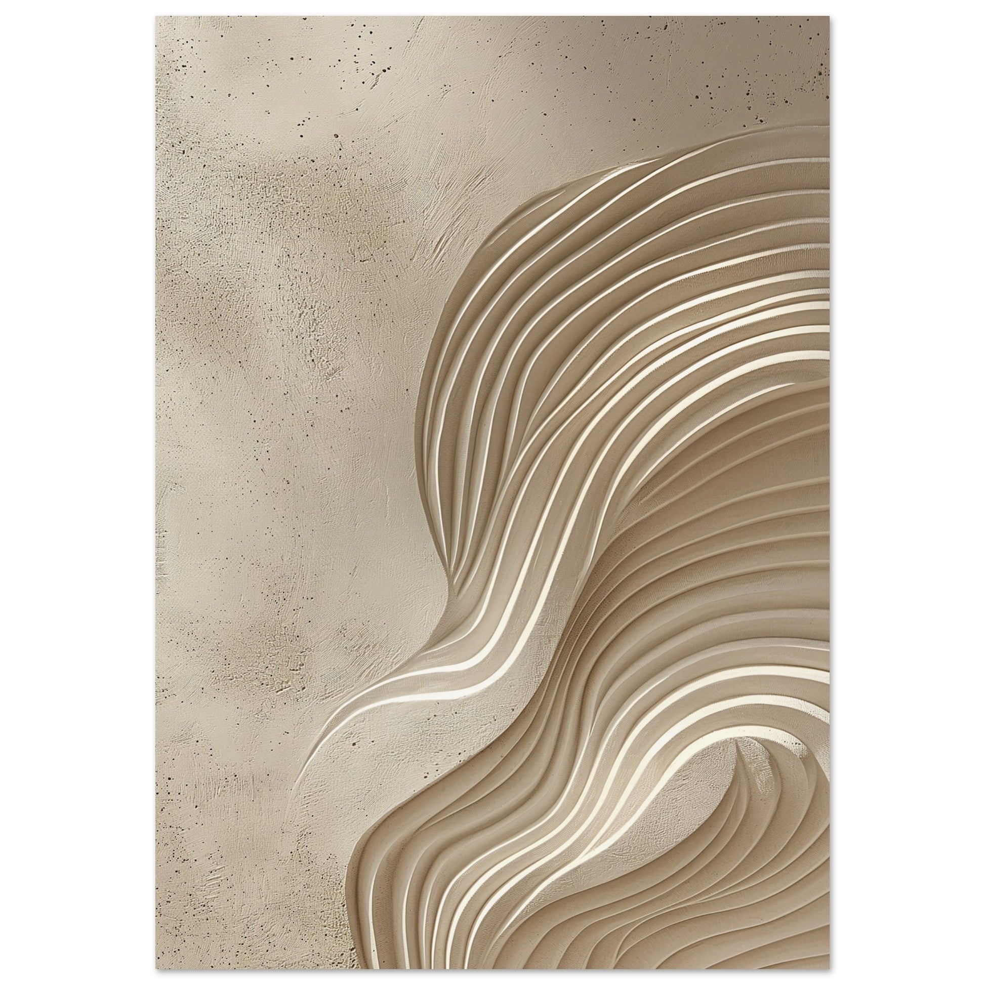 Desert Waves - Abstract wall art-poster