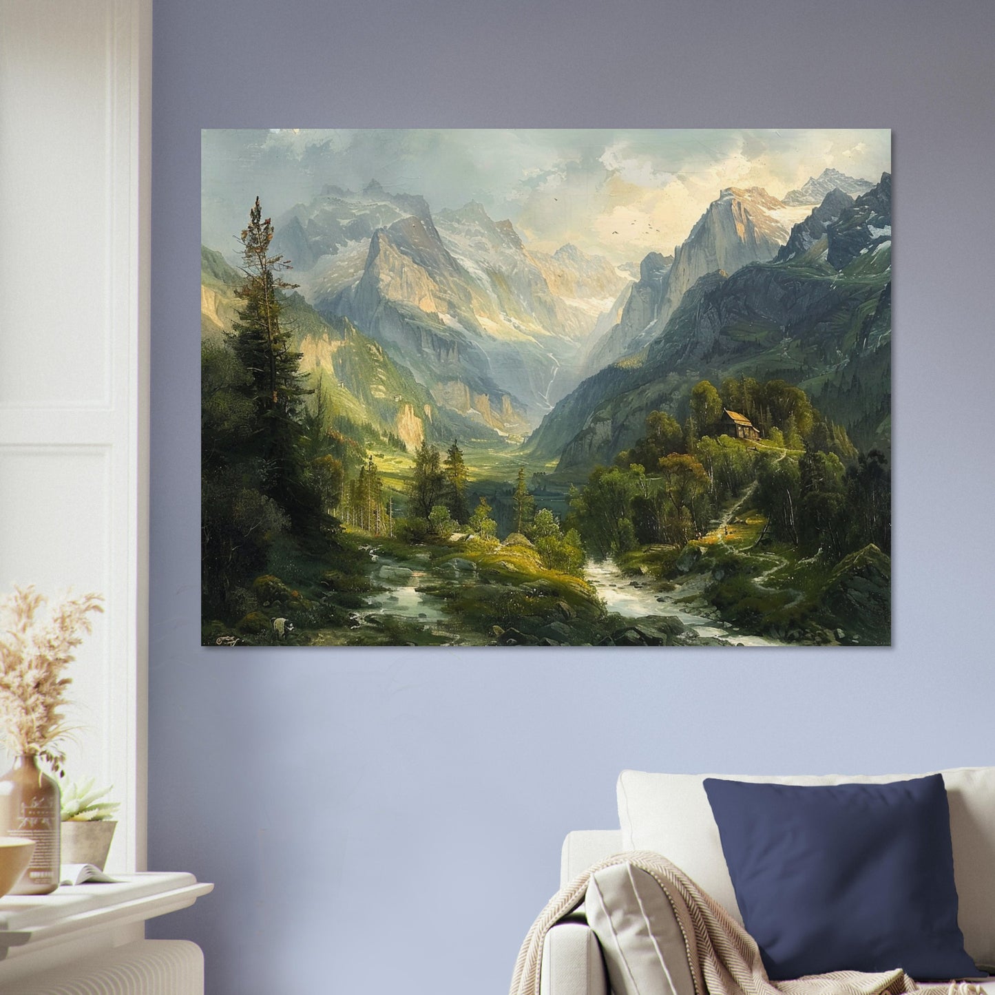 Alpine Serenity - A Portrait of the Tztal Valley - Nature Art-poster