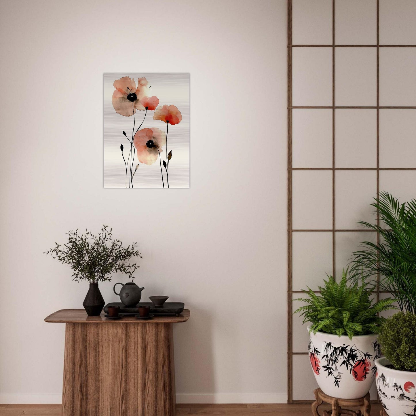 Whispering Poppies - Fine arts-print-on-aluminum