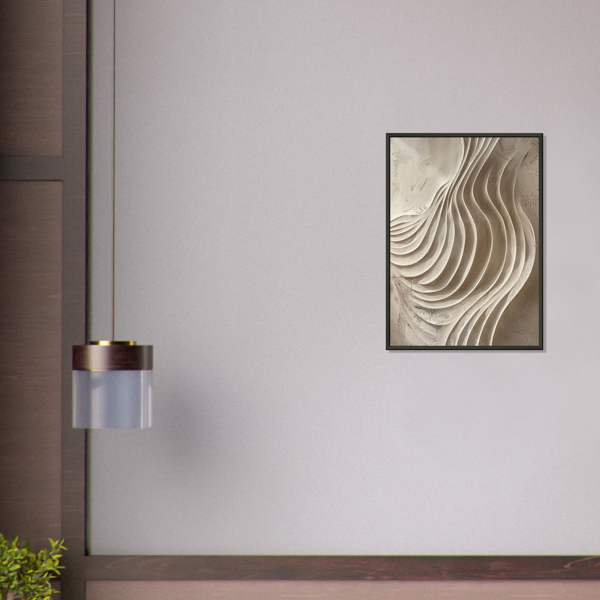 Sands of Time - Abstract wall art-print-in-aluminum-frame