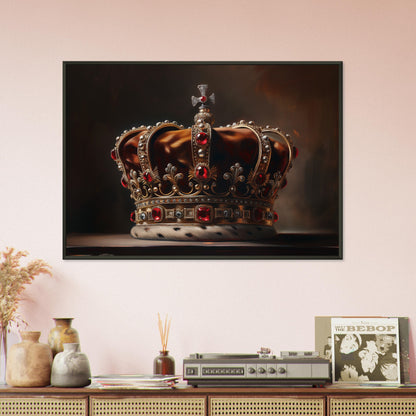 Regal Resplendence - Fantasy Art-print-in-aluminum-frame