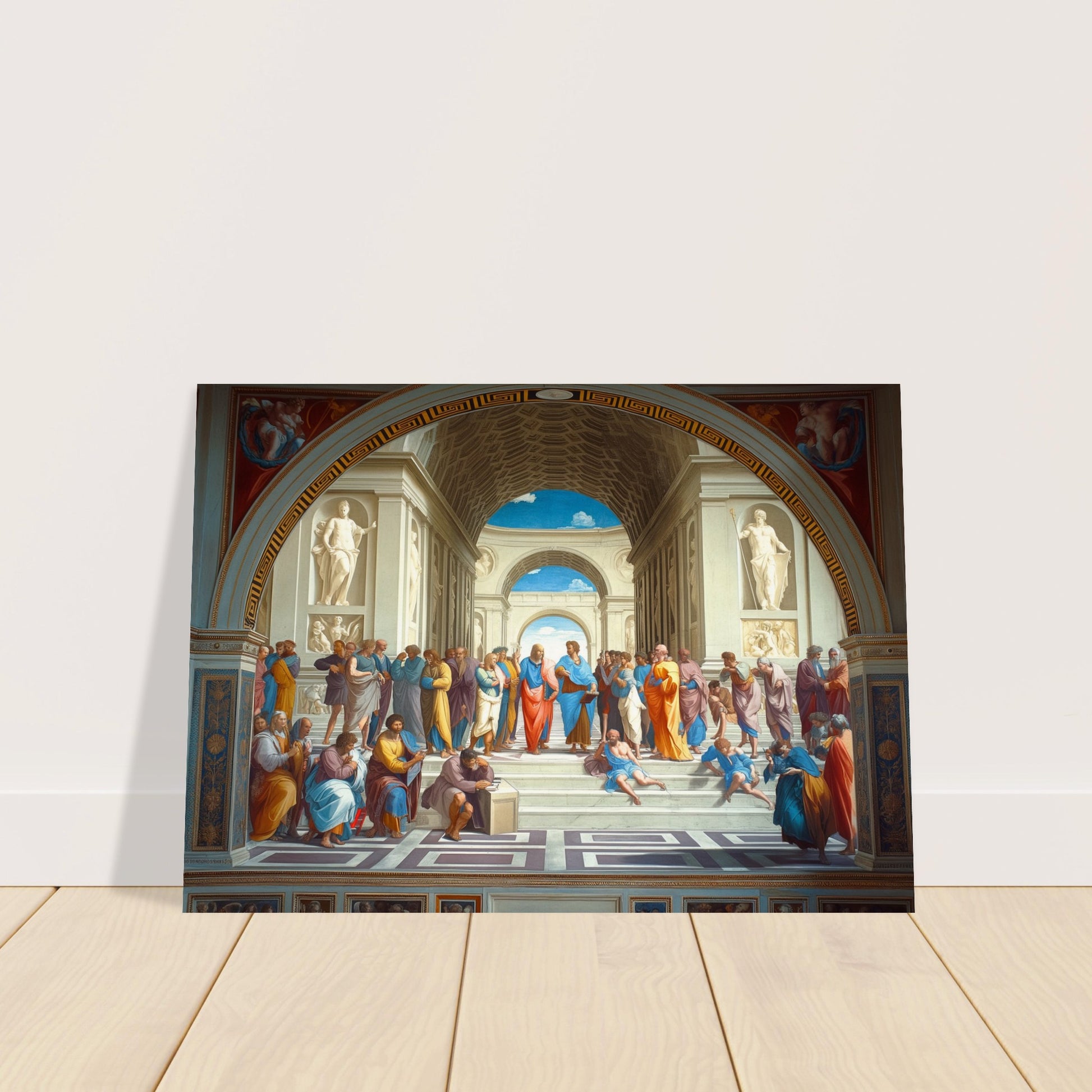 Conclave of Enlightenment - Homage to The School of Athens - Classic Art-poster