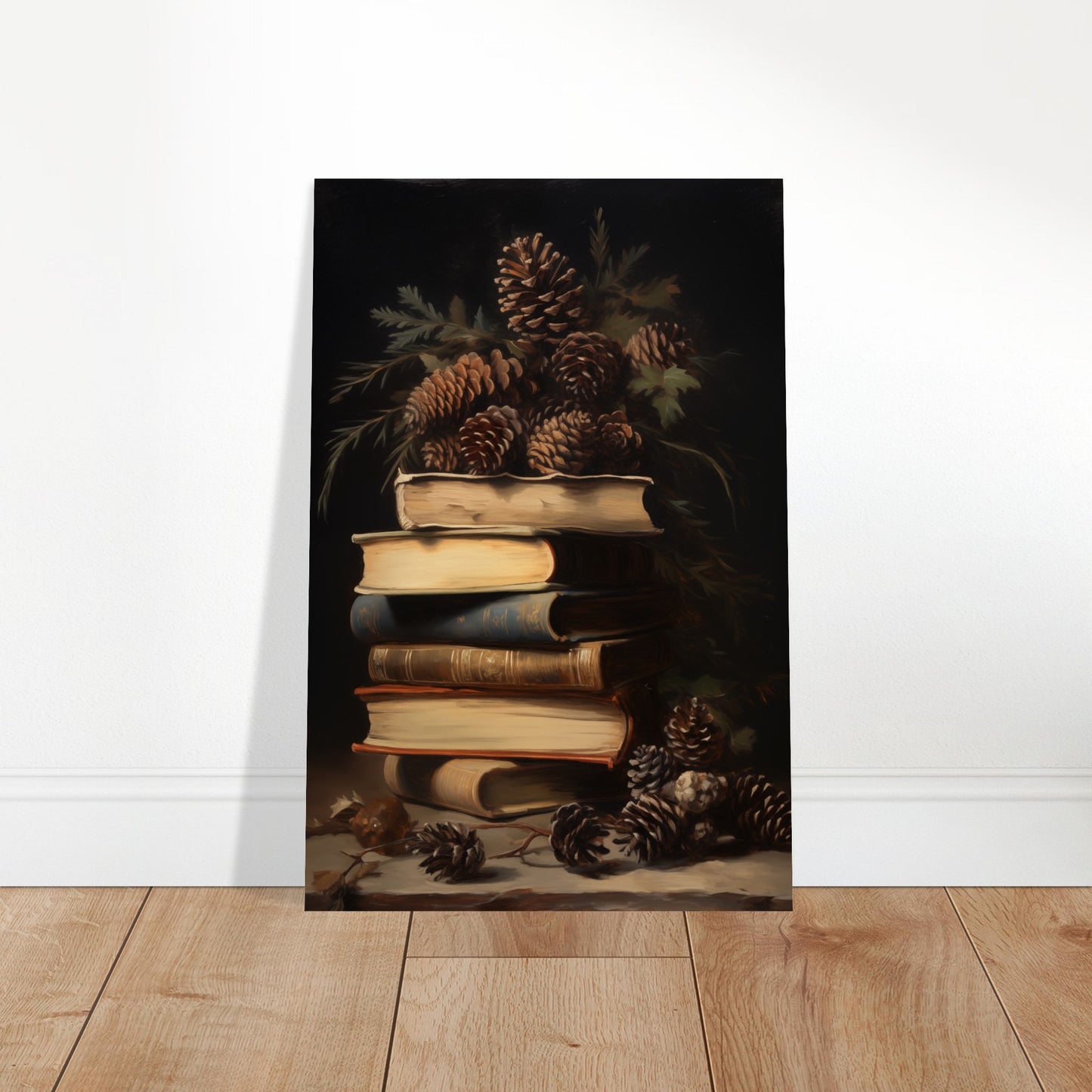 Whispers of the Woodland Library - Still Life Art Pieces-poster