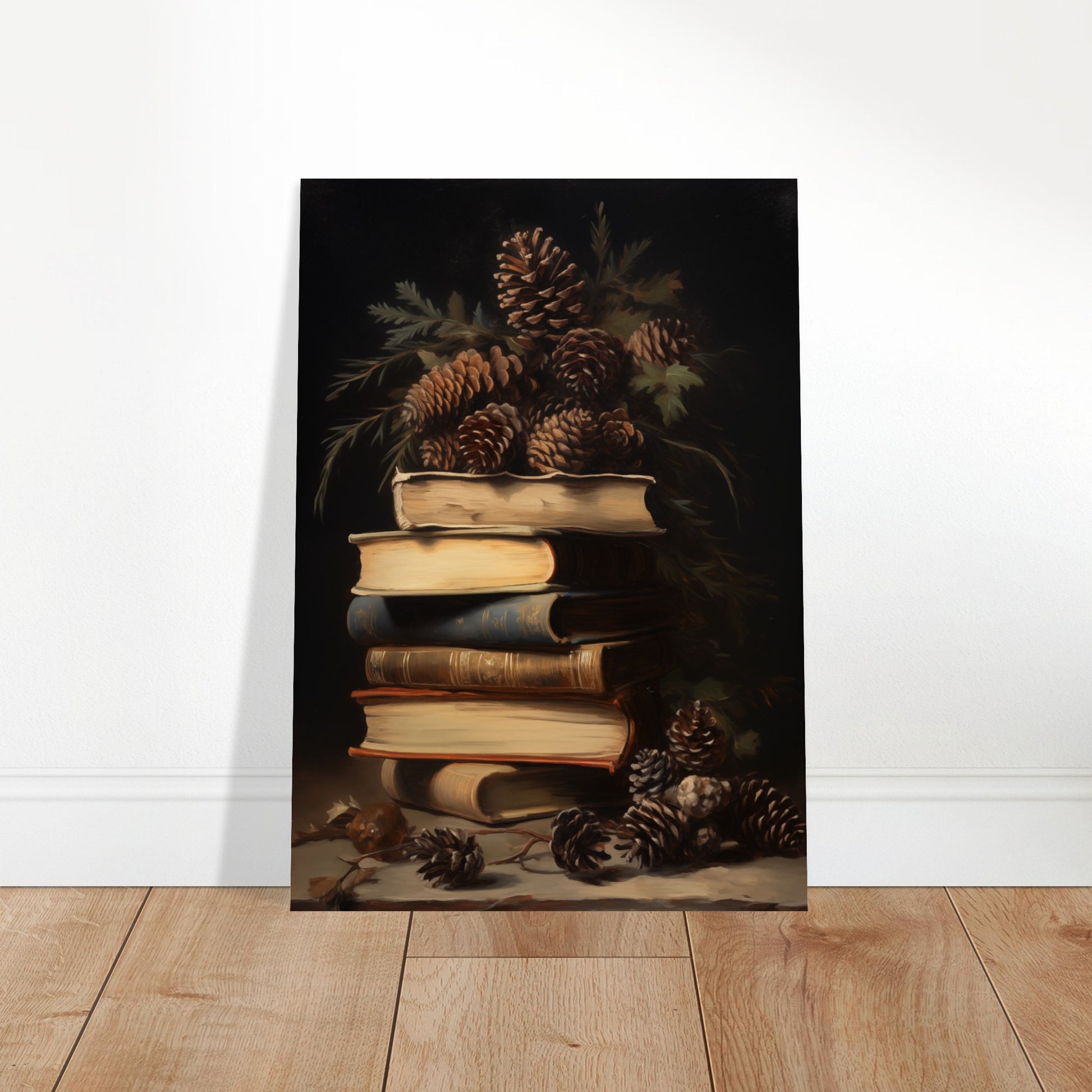 Whispers of the Woodland Library - Still Life Art Pieces-poster