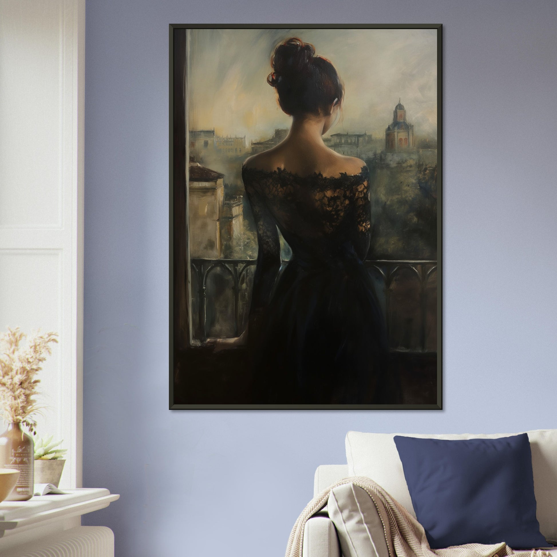 Elegance at Dusk - Fine arts-print-in-aluminum-frame