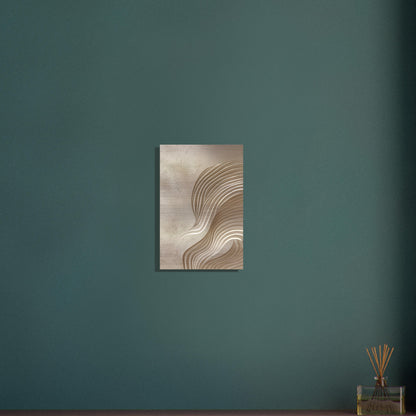 Desert Waves - Abstract wall art-print-on-aluminum